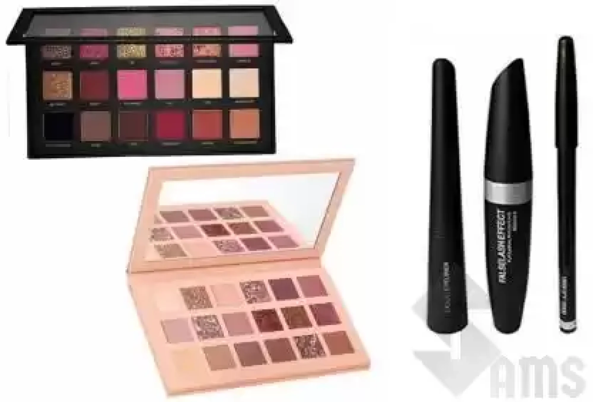 huda beauty nude, rose gold and eyeliner combo.webp